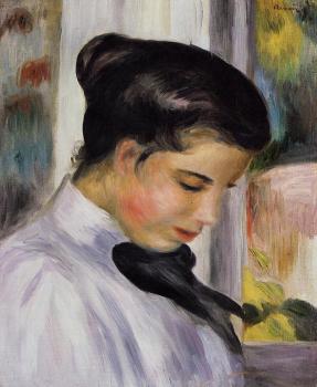 Pierre Auguste Renoir : Young Woman in Profile